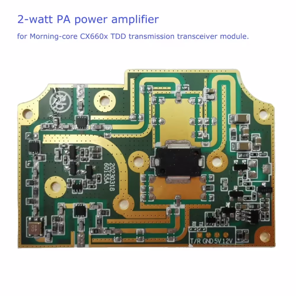 2-watt PA power amplifier for Morning-core CX660x TDD transmission transceiver module.