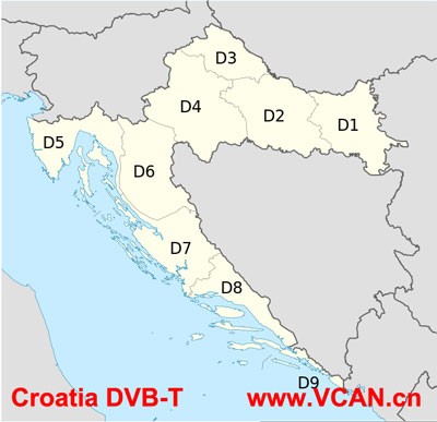 Խորվաթիա DVB-T: անցնել DVB-T2-ին 2020 1 Croatia DVB-T