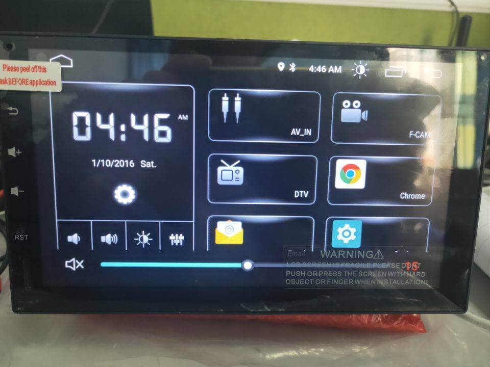 DTV for Android DVD player Touch Screen