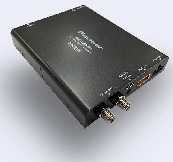 Najnowszy topGEX-GEX-1750DVB Pioneer samochodowy tuner DVB-T DVB-T2 1 Car Tuner GEX-1750DVB2