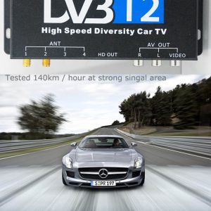Carro DVB-T2 DVB-T de alta velocidade Receptor de TV Digital caixa automóvel DTV DVB-T221VB-T221 15 Car DVB-T2 automobile DTV box
