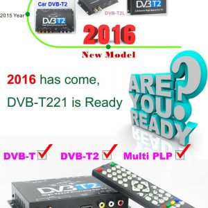 Carro DVB-T2 DVB-T de alta velocidade Receptor de TV Digital caixa automóvel DTV DVB-T221VB-T221 17 Car DVB-T2 automobile DTV box