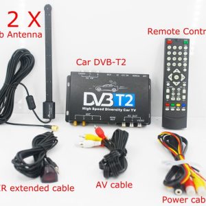Carro DVB-T2 DVB-T de alta velocidade Receptor de TV Digital caixa automóvel DTV DVB-T221VB-T221 14 Car DVB-T2 automobile DTV box