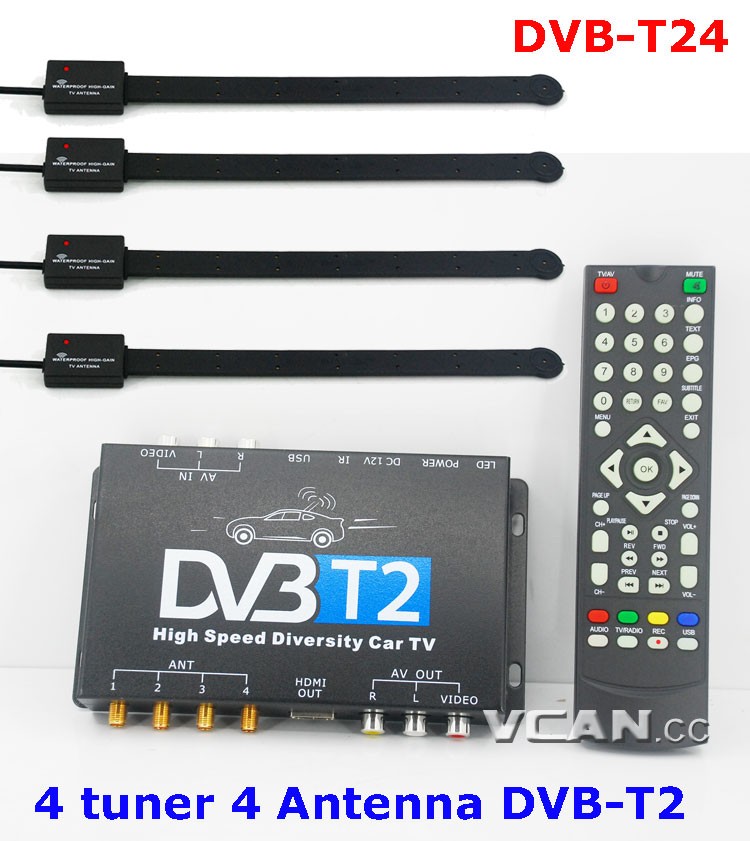 Car DVB-T2 HDTV Receiver