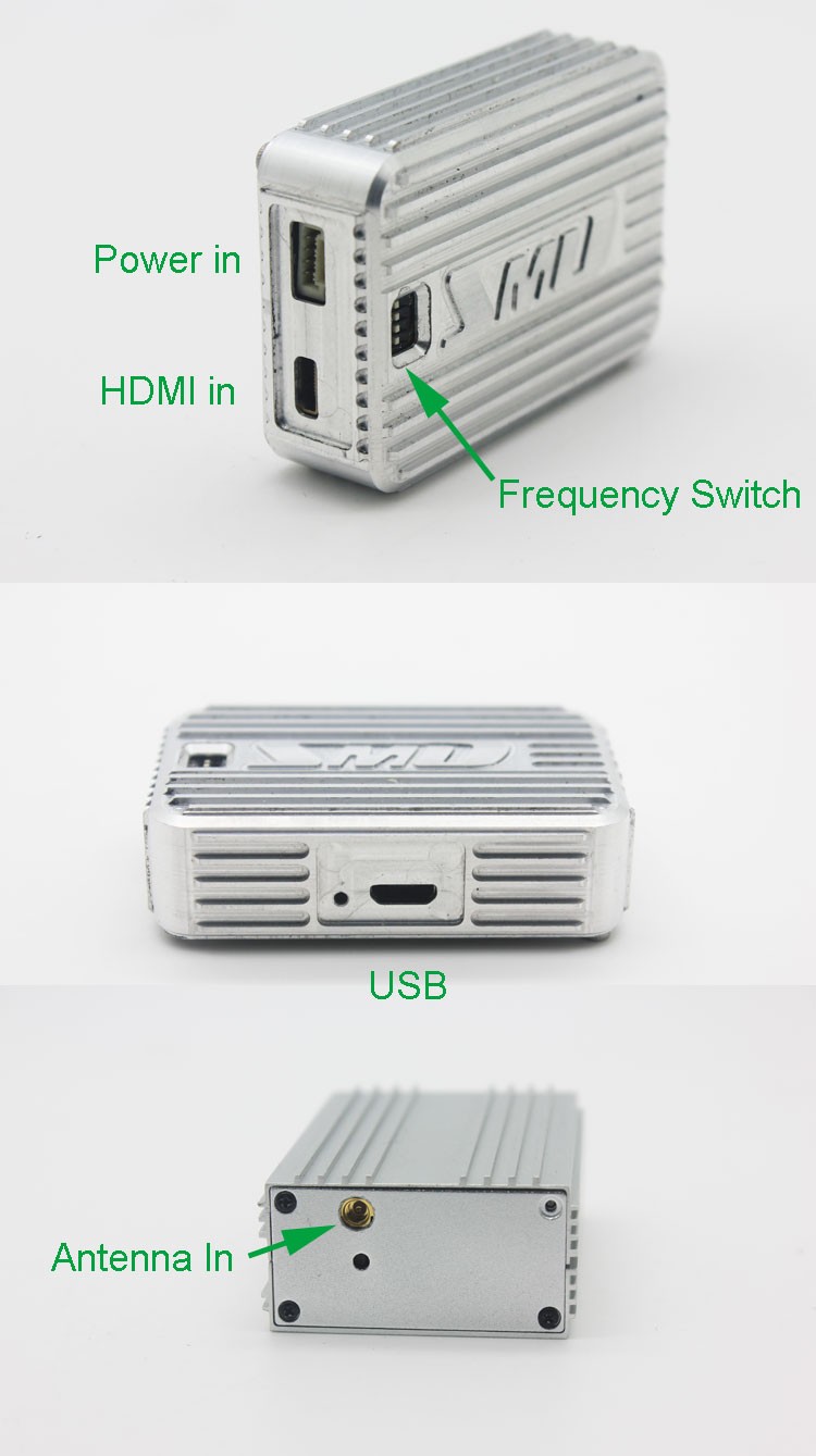 COFDM فرستنده و بم های بی سیم ویدیو 5 cofdm transmitter wireless video modulator