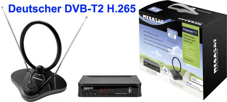 Deutscher DVB-T2 H.265