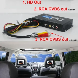 Germany DVB-T2 H265 HEVC Codec New Model DVB-T265 auto mobile digital car dvb-t2 tv receiver 7