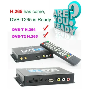 Germany DVB-T2 H265 HEVC Codec New Model DVB-T265 auto mobile digital car dvb-t2 tv receiver 3