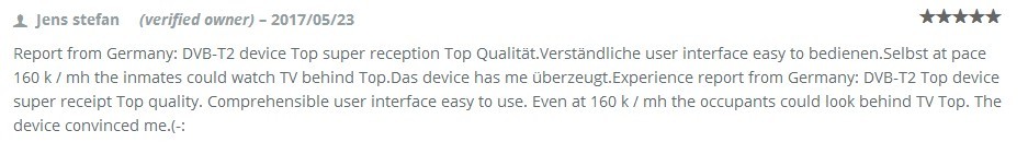 Մեքենան DVB-T2 H265 HEVC Կոդեկ Թվային հեռուստատեսության ընդունիչ Ավտո Բջջային Գերմանիա Ստանդարտileալեհավաք H264 HD համար բոլոր DVB երկրի for all dvb country 45 Germany review car DVB-T2