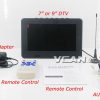 DTV900 DVB-T2 DVB-T ATSC ISDB-T 9 inch Digital TV analógica TV USB jogador TF MP5 AV na bateria recarregável 2 DTV900 DVB-T2 DVB-T ATSC ISDB-T 9 inch Digital TV Analog TV USB TF MP5 player AV in Rechargeable Battery 2