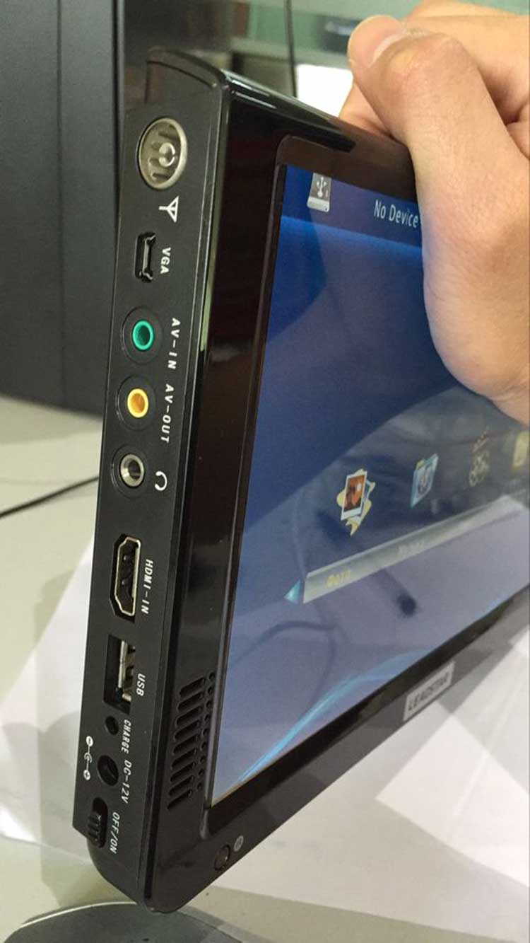 10 inch DVB-T2 H265 HEVC AC3 Codec Portable TV PVR Multimedia Player Analog kitchen bedroom car DVB-T26510 19