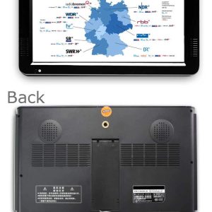 10 inch DVB-T2 H265 HEVC AC3 Codec Portable TV PVR Multimedia Player Analog kitchen bedroom car DVB-T26510 2