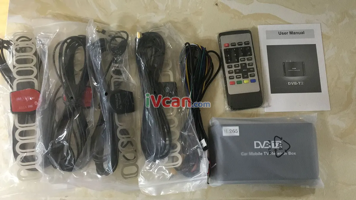 DVB-T26540 four tuner four antenna dvb-t dvb-t2 h264 h265 digital tv box