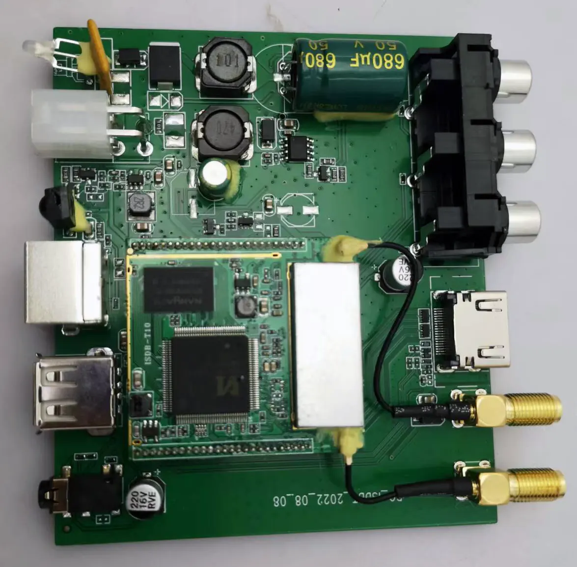 ISDB-T Costa Rica Chile philippine decodificador module carrier board