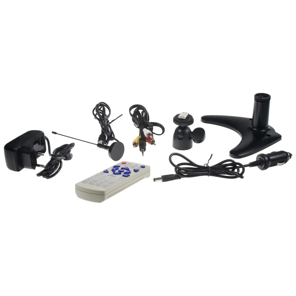 10 inch DVB-T2 H265 HEVC AC3 Codec Portable TV PVR Multimedia Player Analog kitchen bedroom car DVB-T26510 20