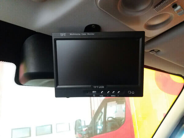 Monitor Lcd 7 Pollici CursOnline HD - Ingressi HDMI, RCA, AV, VGA Per Sorveglianza E Auto Monitor Hd Hdmi Vga