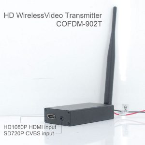 COFDM HDMI AV Wireless Video Transmitter Receiver for camera 1080P CVBS SD 720P COFDM-902T 2