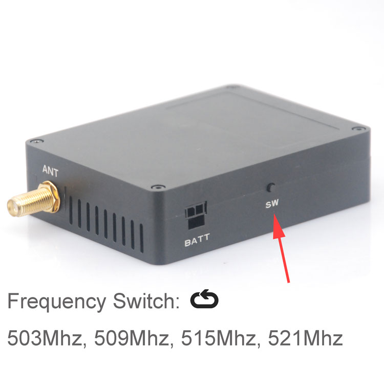 COFDM Wireless Transmitter COFDM-904T Receiver Antenna 4 COFDM Wireless Transmitter frequency change