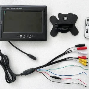 7 inch TFT backup monitor TM-7003A for 3 camera video input 3 dc output supply 2 inç TFT yedek monitör TM-7003A için