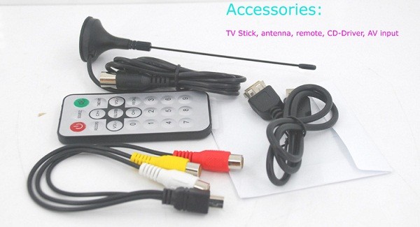 VCAN1010 USB Analog TV stick for PC 1 MINI AV input with VCD/DVD Player - Image 4