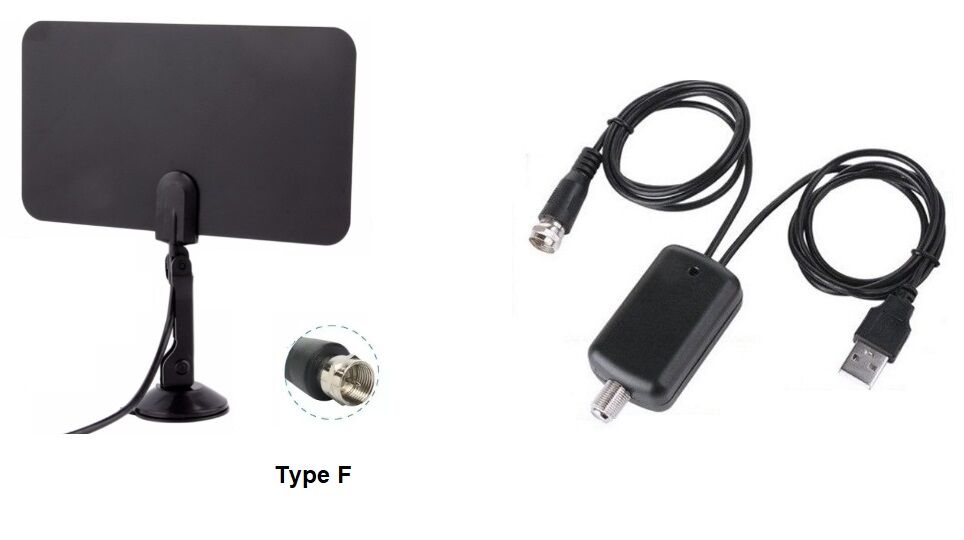 VCAN0992 Digital TV DVB-T2 UHF/VHF Flat antenna and No extra power required for home use 33