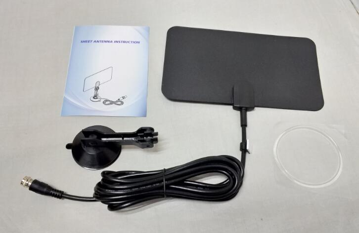 VCAN0992 Digital TV DVB-T2 UHF/VHF Flat antenna and No extra power required for home use 35