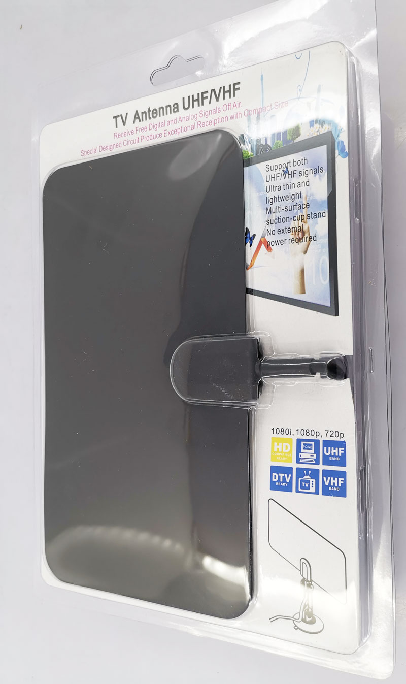 VCAN0992 Digital TV DVB-T2 UHF/VHF Flat antenna and No extra power required for home use 28