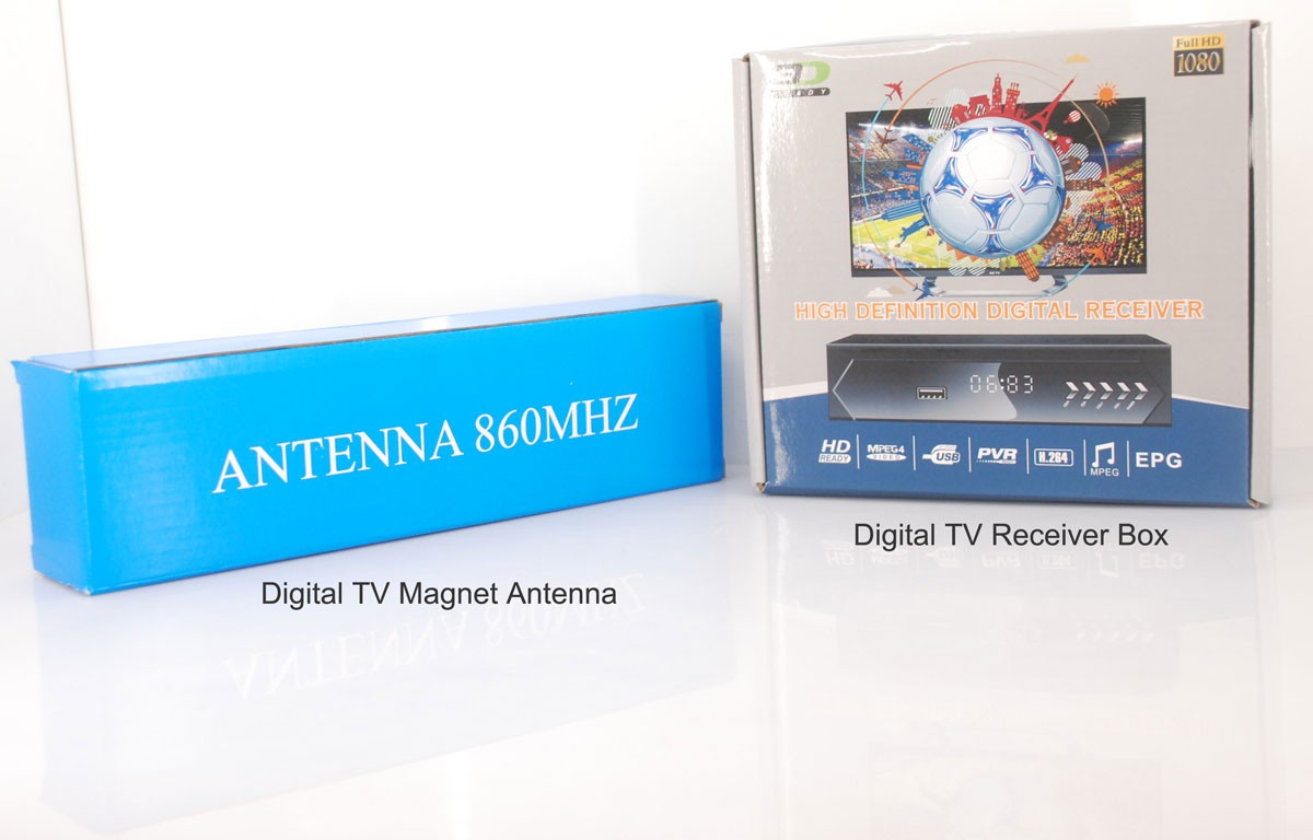 ISDB-T DVB-T2 ATSC Digital TV Antenna with magnet base aerial with signal enlarger MHZ860 Vcan1065 SMA F type IEC MCX 13