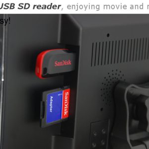 9 inch monitor with USB SD mp5 player Vcan0951 2