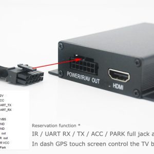 ISDB-T5800 car one seg ISDB-T digital tv receiver for Japan Brazil Peru Chile 4