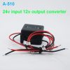 DC24V ל 12 V מתאם מטען לרכב ממיר ממיר DC / DC ממיר רגולטור 24 V צעד למטה ל 12 V רכב מפחית מתח נמוך שנאי באק