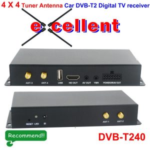 4 x 4 Siano Tuner-Diversity-Antenne Auto DVB-T2 Digital-Receiver