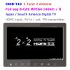 2 tuner 2 antenna 10.1 inch full seg digital TV receiver