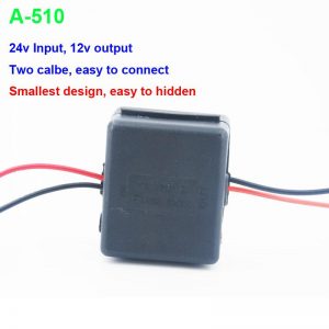 DC24V إلى 12 فولت سيارة محول شاحن الطاقة محول تيار مستمر/تيار مستمر محول منظم 24 فولت تنحى إلى 12 فولت الجهد المنخفض المخفض باك محول المركبات 9 DC24V to 12V Car power charger adapter converter DC/DC Converter Regulator 24V Step Down to 12V Low Voltage Reducer Buck Transformer Vehicles 3