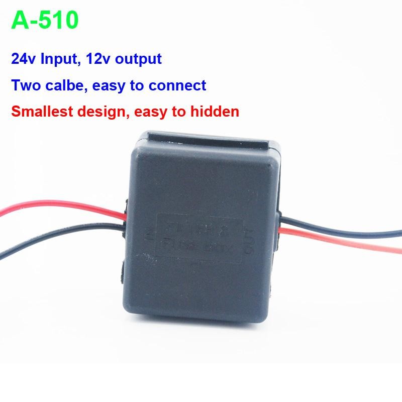 DC24V إلى 12 فولت سيارة محول شاحن الطاقة محول تيار مستمر/تيار مستمر محول منظم 24 فولت تنحى إلى 12 فولت الجهد المنخفض المخفض باك محول المركباتولت تنحى إلى 12 فولت الجهد المنخفض المخفض باك محول المركباتورة DC24V to 12V Car power charger adapter converter DC/DC Converter Regulator 24V Step Down to 12V Low Voltage Reducer Buck Transformer Vehicles - Image 4