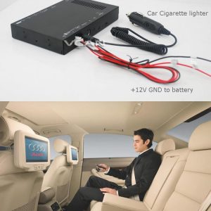 Car DVB-T digital tv receiver 2 antenna tuner TNT TDT