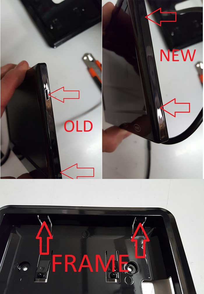 7 pulgada car monitor display slim disenyo Digital stand LCD screen touch button 34 7 headrest monitor