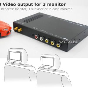 Car DVB-T digital tv receiver 2 antenna tuner TNT TDT