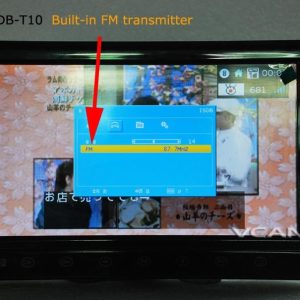 2 tuner 2 antenna isdb-t digital tv receiver 10.1 inch full segment digital TV receiver for Japan mini b-cas card reader high speed moving 9