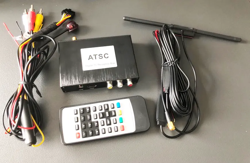 ATSC Car TV Receptor digital para EE. UU. Canadá México Corea atsc-201tsc-201 23 ATSC Car TV Digital receiver for USA Canada Mexico Korea