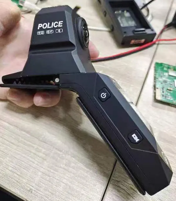Dual Len 360 Police Body Worn Camera on Shoulder wearable 5G 4G WIFI Bluetooth 10