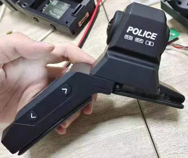 Dual Len 360 Police Body Worn Camera on Shoulder wearable 5G 4G WIFI Bluetooth 9