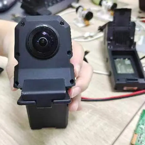 Dual Len 360 Police Body Worn Camera on Shoulder wearable 5G 4G WIFI Bluetooth 7