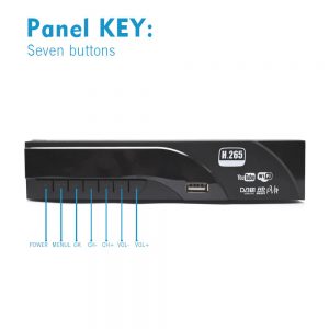 Home DVB-T2 H.265 HEVC H.264 DVB-T Receiver HDMI RCA Terrestrial Digital TV Receiver TV Tuner SCART MPEG4 6