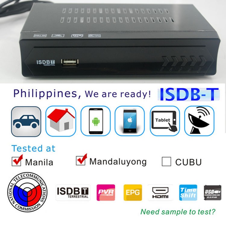 تردد قناة الفلبين ISDB-T أحدث قائمةيجب أن تعرف EWBSمنزل ISDB-Tatest, you should know the EWBS 3 Philippines Home ISDB-T Digital TV Receiver