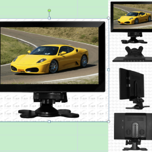 9 դյույմ HDMI հնչերանգներ մոնիտորի հետ USB VCAN1426