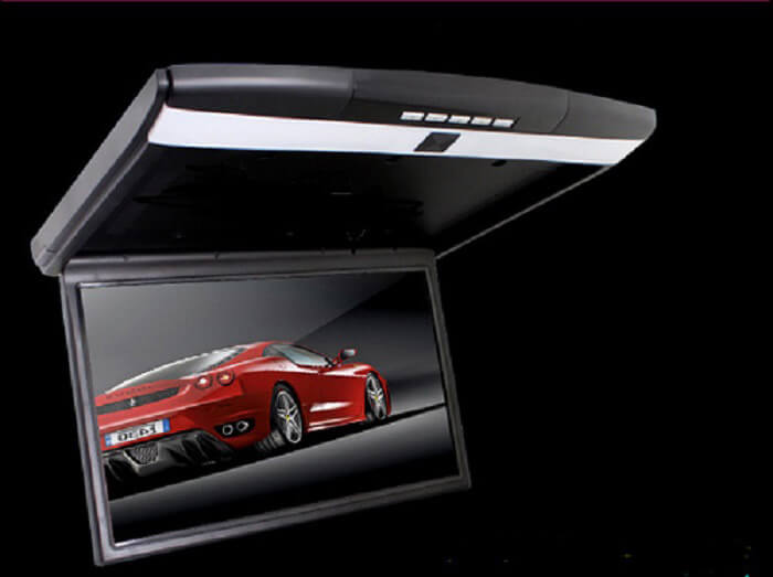 17.3 inch car roof mount HDMI monitor USB SD HDMI player