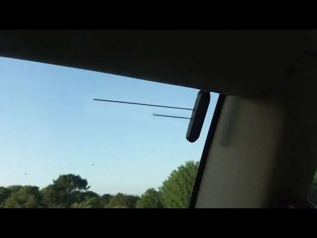 how to install film antenna for in-car digital tv