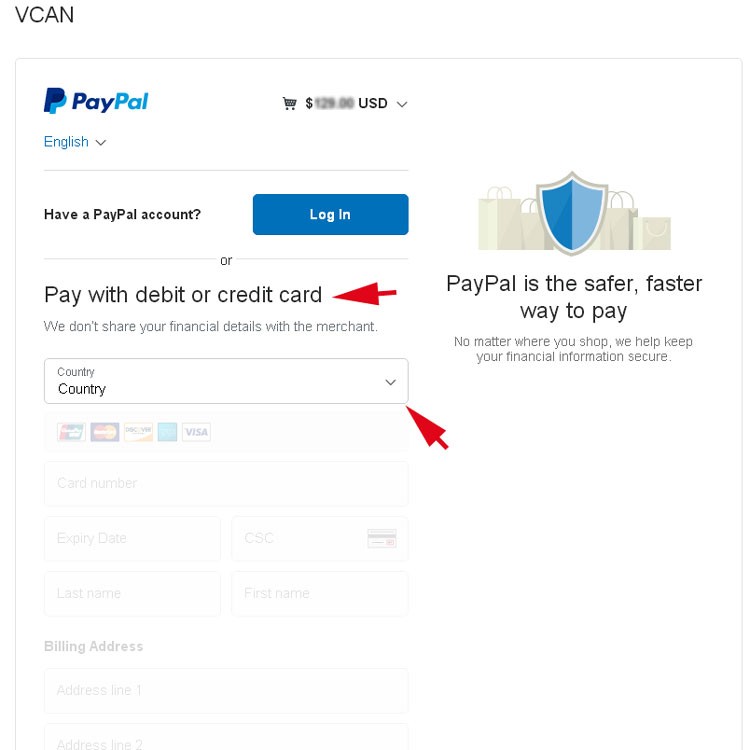 Pay by my Card or Paypal 2