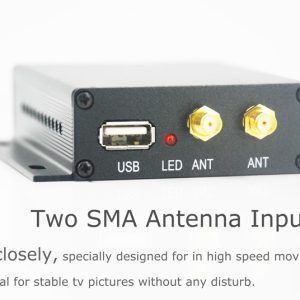In-car Auto DVB-T DVB-T2 TV receiver box diversity 2 antenna MPEG4 H.264 STB dvb-t7200 2